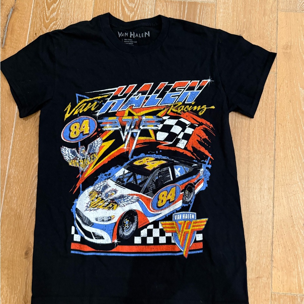 Van Halen Racing Graphic Women's Tee - Black